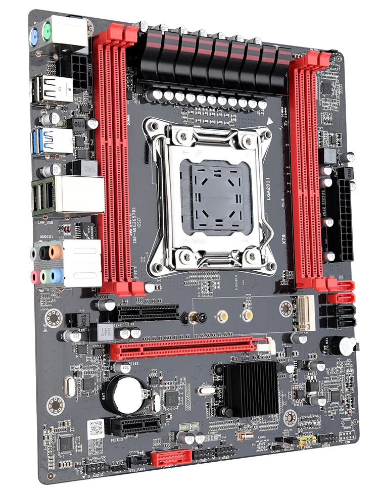 Jingsha X79 материнская плата LGA2011 ATX USB3.0 SATA3.0 PCI-E NVME M.2 SSD поддержка памяти REG ECC и процессор Xeon E5