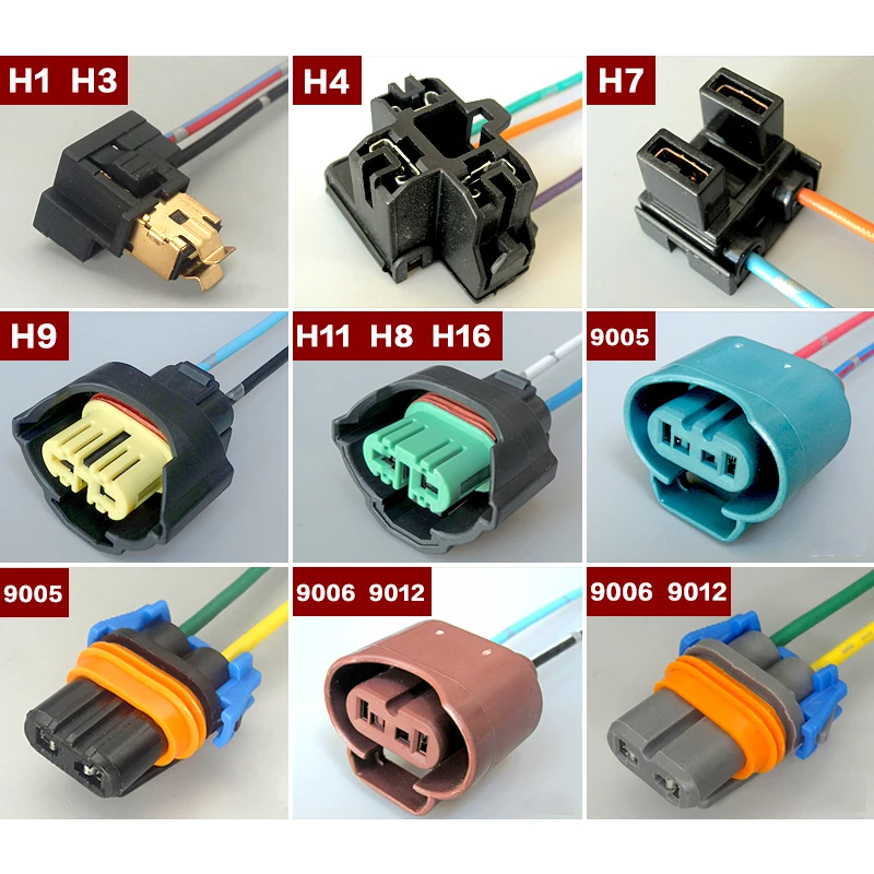 

1 шт., автомобильный держатель лампы, штепсельная розетка, противотуманная фара, светодиодный держатель фары, s/9005/9006