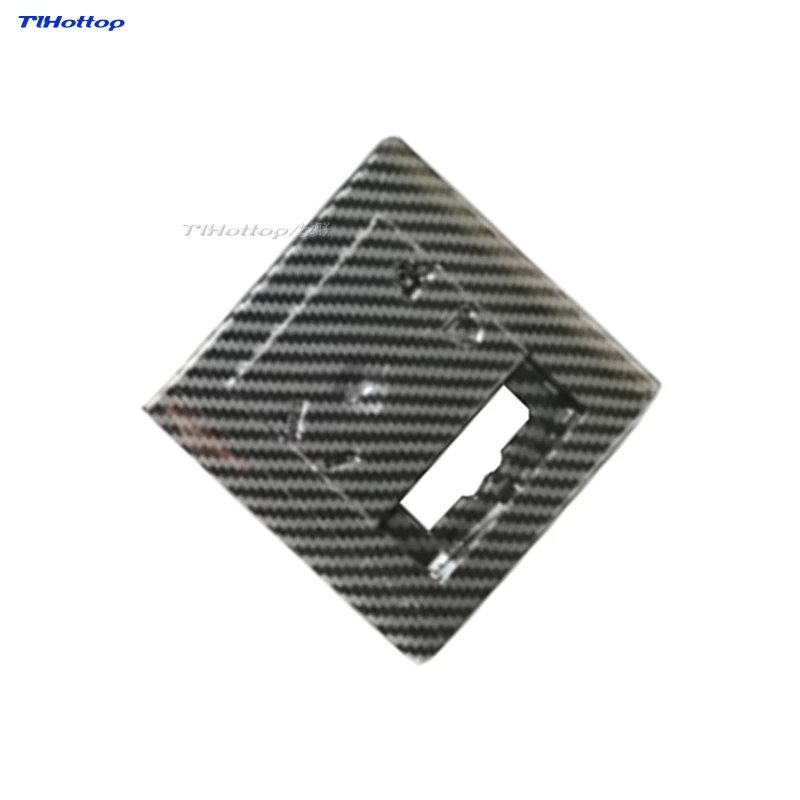 

For Carbon fiber black Power switch cover in regulation 1pcs