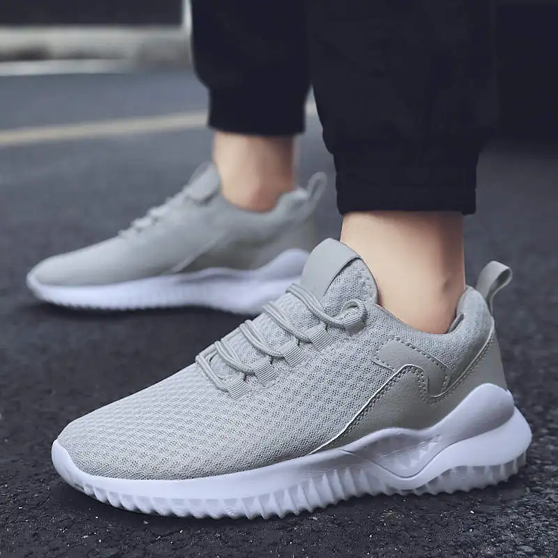 

Мужские кроссовки с низким верхом, сетчатые, на шнуровке, Спортивная Уличная обувь для бега, большие размеры 52D