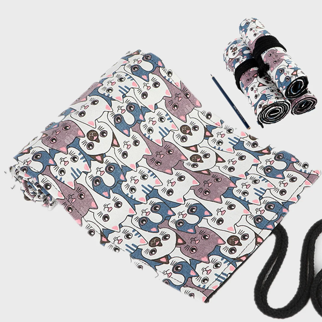 Чехол для кисти акварельная ручка рисования художника рулон мультфильма