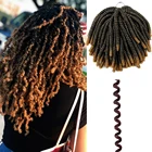 Омбре, вязанные крючком косички, синтетические косички, волосы Nubian, вьющиеся локоны, весенние страсти, вьющиеся волосы для наращивания, для черных женщин