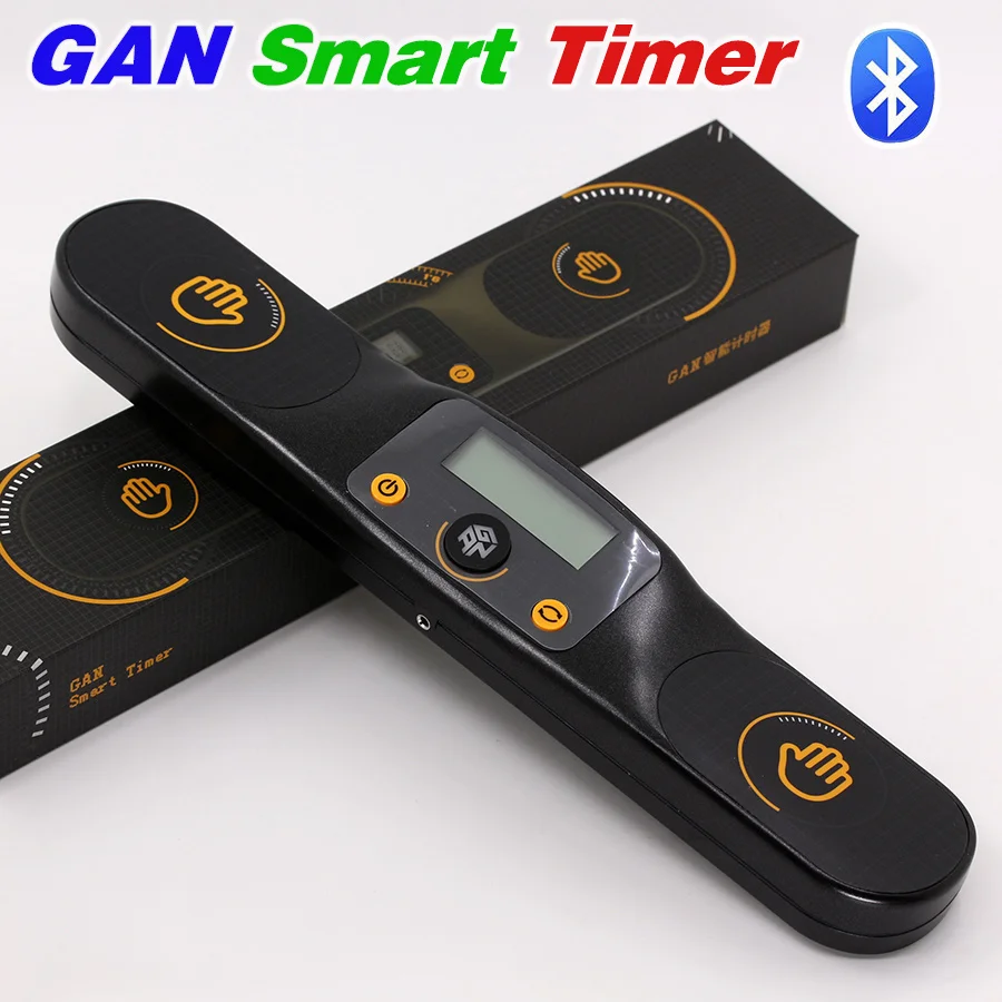 GAN temporizador cubos GAN Mat inteligente Bluetooth velocidad rompecabezas de cubo temporizador profesional WCA cubos de la magia de la competencia herramienta negro rojo plata-0