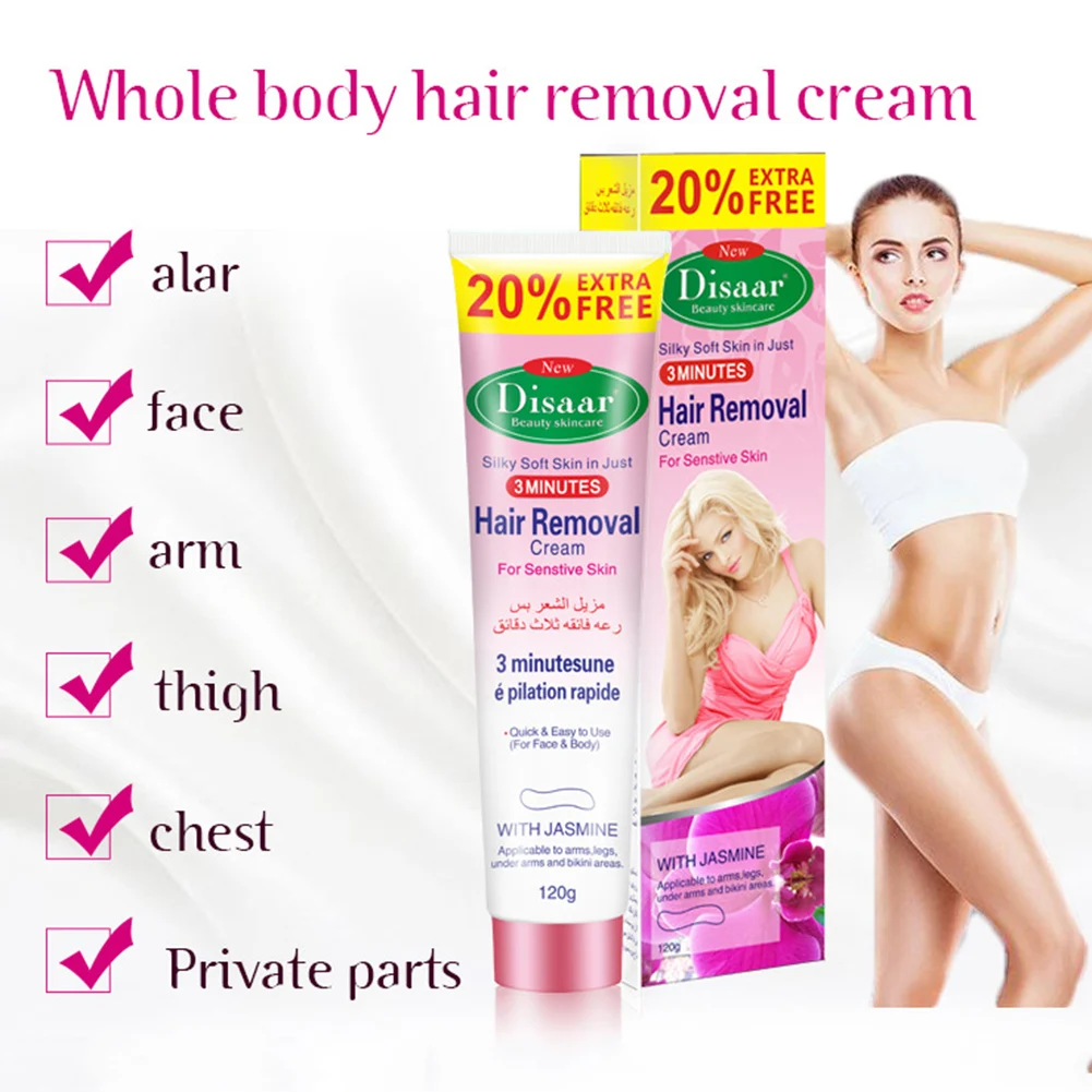 

DISAAR Painless Hair Removal Spray Natural plant essence Harmless to skin Hands legs Private parts Chest hair spray Hair removal