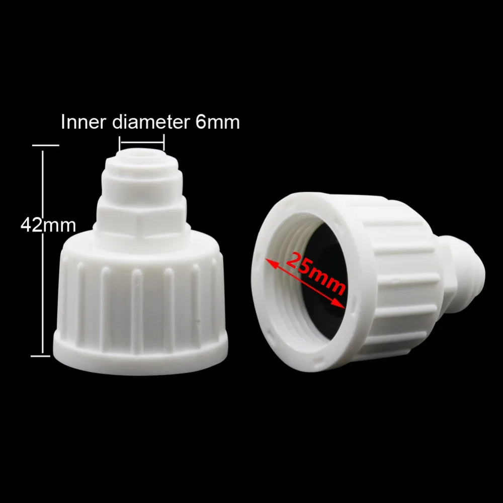 Пневматический 6 мм Слип замок Быстрый Соединитель с 1/2 дюйма 3/4 Женская резьба