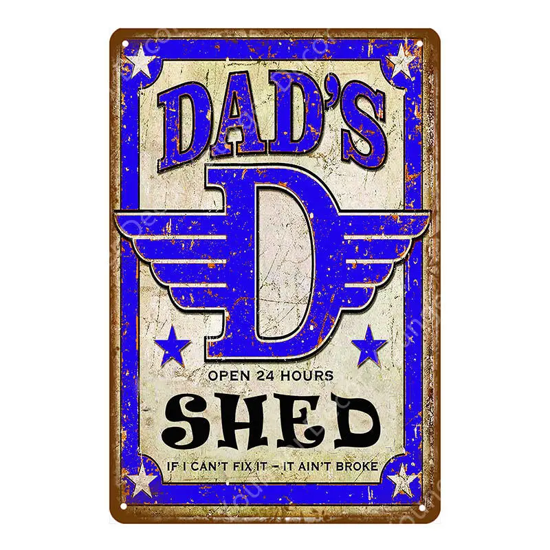 Dad's Garage Pin Up Girl Route 66 жестяная вывеска металлический плакат художественное украшение стены Паб Бар Кафе домашний декор винтажное железное ремесло YI-085 - Цвет: YD2780EI