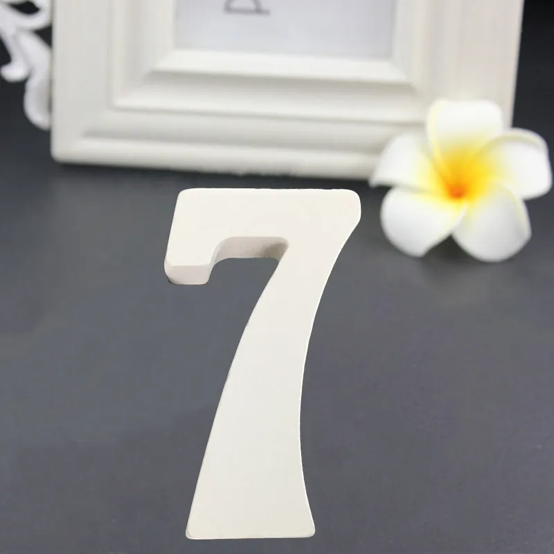 SZ-7 1 шт. 8 см белые деревянные буквы Английский алфавит DIY персональное имя Дизайн Искусство ремесло Свадебный домашний декор буквы украшение комнаты - Цвет: SZ-7