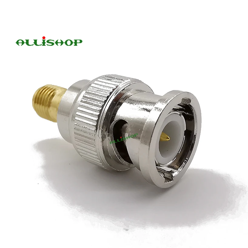 1 шт. коаксиальный адаптер с разъемом BNC (Папа) на гнездо SMA (мама)|male connector|male female