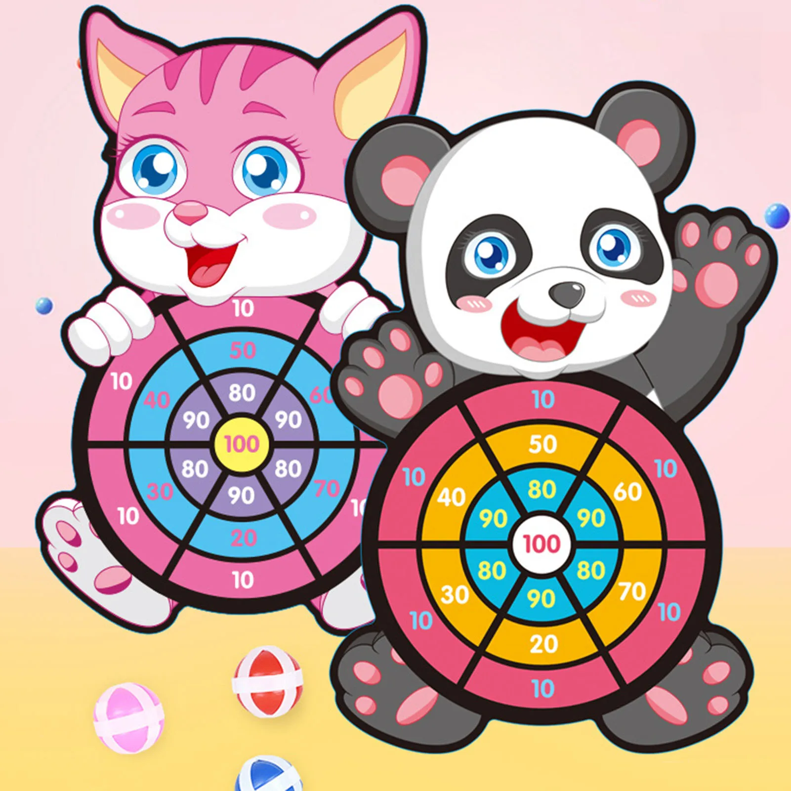 

Детский мультяшный настенный Дротика клейкая мишень для улицы в помещении для бросания спортивные Развивающие игрушки для родителей и дет...