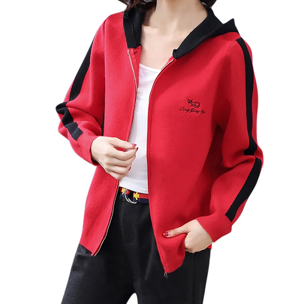 Модная женская толстовка с буквенным принтом Спортивная кофта длинным рукавом