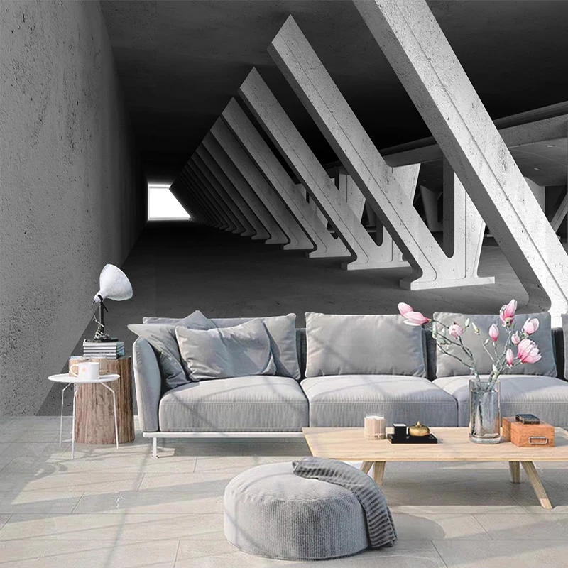 Пользовательские фото обои для стен рулон 3D стереоскопического расширенного