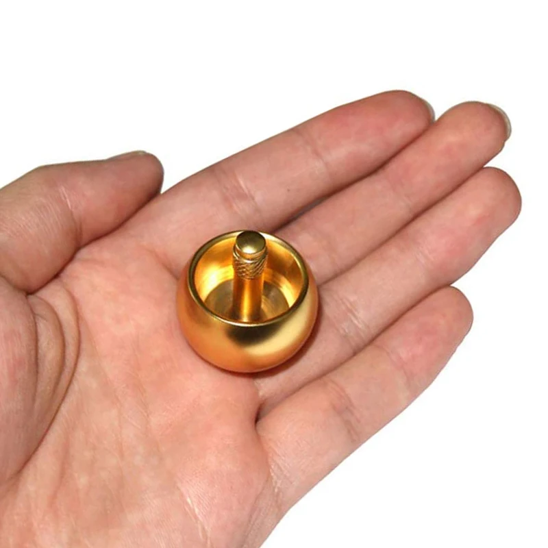 

Funny Metal Flip Fidget Spinner Silver Golden Stress Reliever Toys for Children Antistress Adult Inverted Rotation Spinning Top