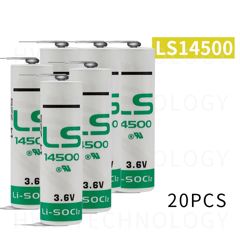 20pcs новый оригинальный для Saft LS14500 14500 AA 3 6 V PLC Промышленная Автоматизация