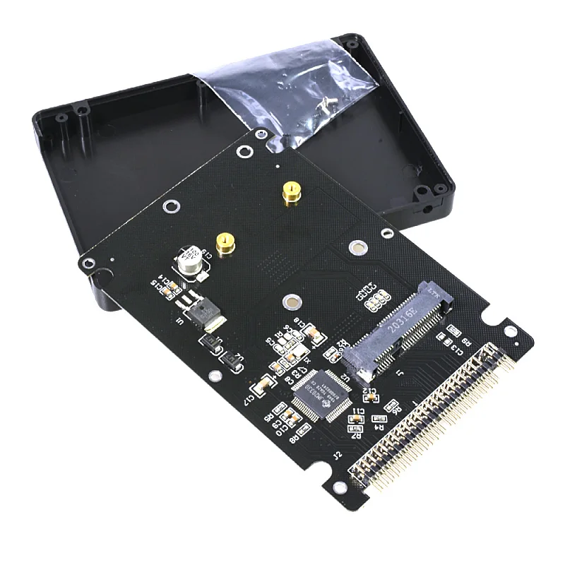 44PIN mSATA 2 5 &quotIDE/SATA HDD SSD IDE/SATA адаптер PATA конвертер карты с Чехол 10*7*0 9 см|Компьютерные