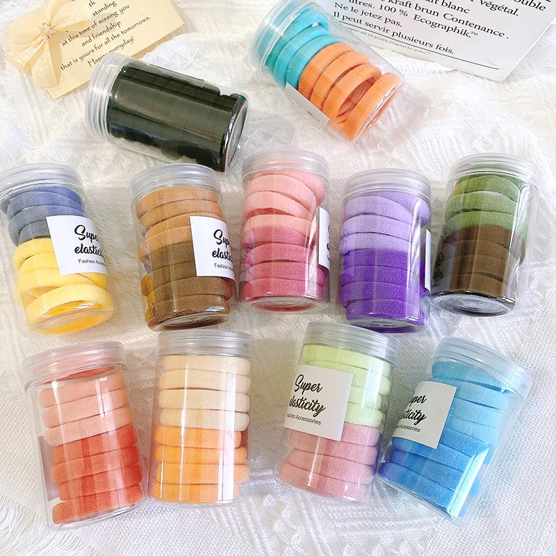 

Бесшовная Толстая эластичная резинка для волос, 8 шт./компл.