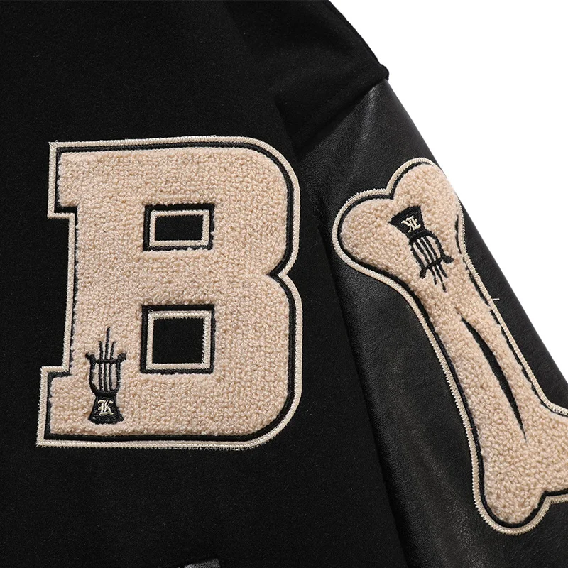 Мужская бейсбольная куртка JING ZHE в стиле Харадзюку куртка-бомбер панк для