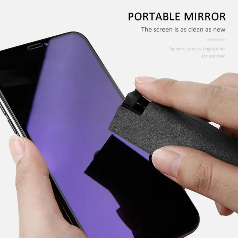 

1PC Protable 2 In 1 Phone Screen Cleaner Spray Microfiber Cloth Set Cleaning Artifact Computer Mobile Phone Screen Dust Removal