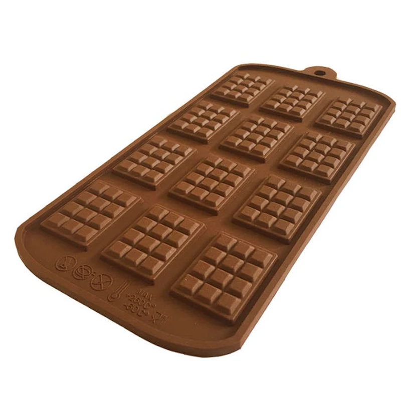 

DIY Fondant Cake Tools 100% Food Grade Silicone Mini Chocolate Shape Mold Cake Mold Ice Mold Baking Pan Kitchen Baking Tool