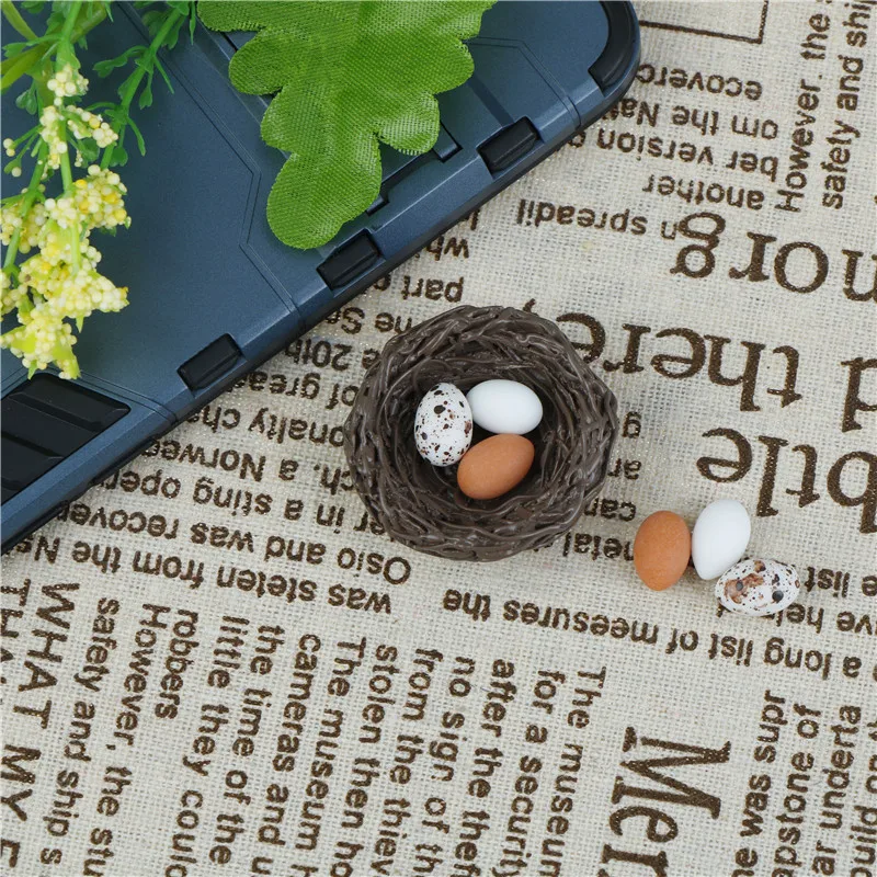 2 шт. милое яйцо перепела голубиное мини Птичье микро Ландшафтный садовый декор| |