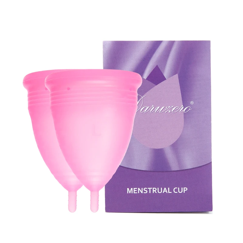 2Pcs-Naked-Pink Превосходная женская гигиеническая менструальная чашка, медицинская силиконовая менструальная чашка, многоразовая менструальная чашка для женщин и женщин, менструальная копа - Цвет: 2Pcs-Naked-Pink