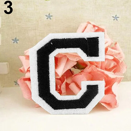 Нашивка с английским алфавитом вышивка золотыми буквами одежда для вышивки