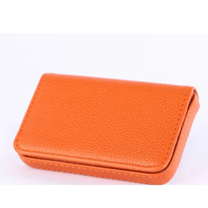 Портативный деловой бумажник для кредитных карт с карманом кожаный