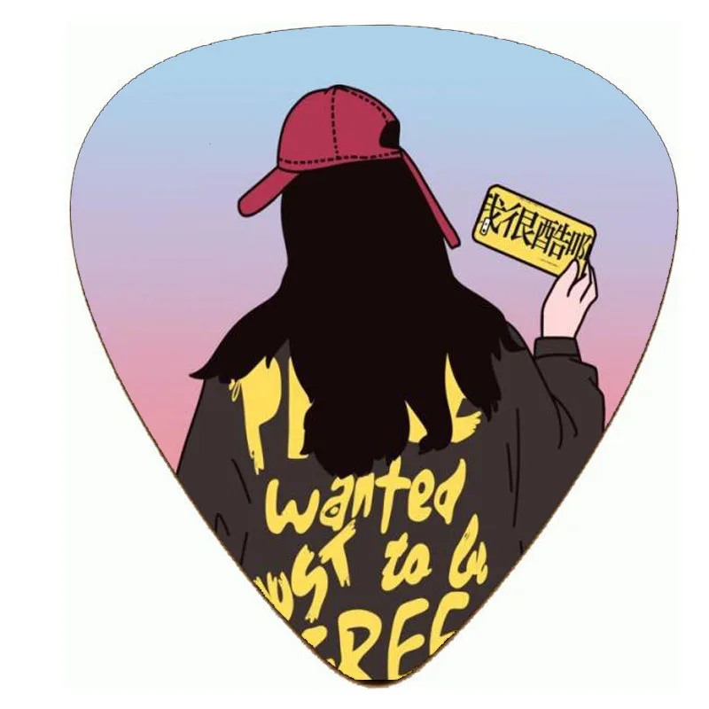 

100pcs Print your photo custom guitar picks