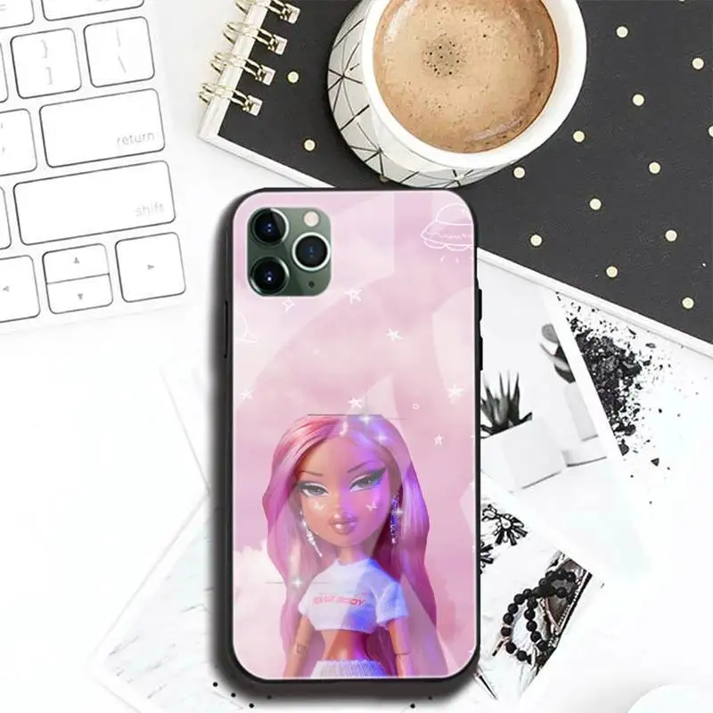 

Bratz Doll Phone Cases Tempered Glass For Iphone6plus 6S 7 7plus 8 X XS XSmax XR 11 12 Pro Max 12mini