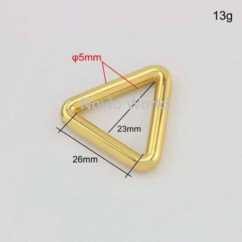Металлическое замкнутое треугольное кольцо для сумок металлическое d образное с