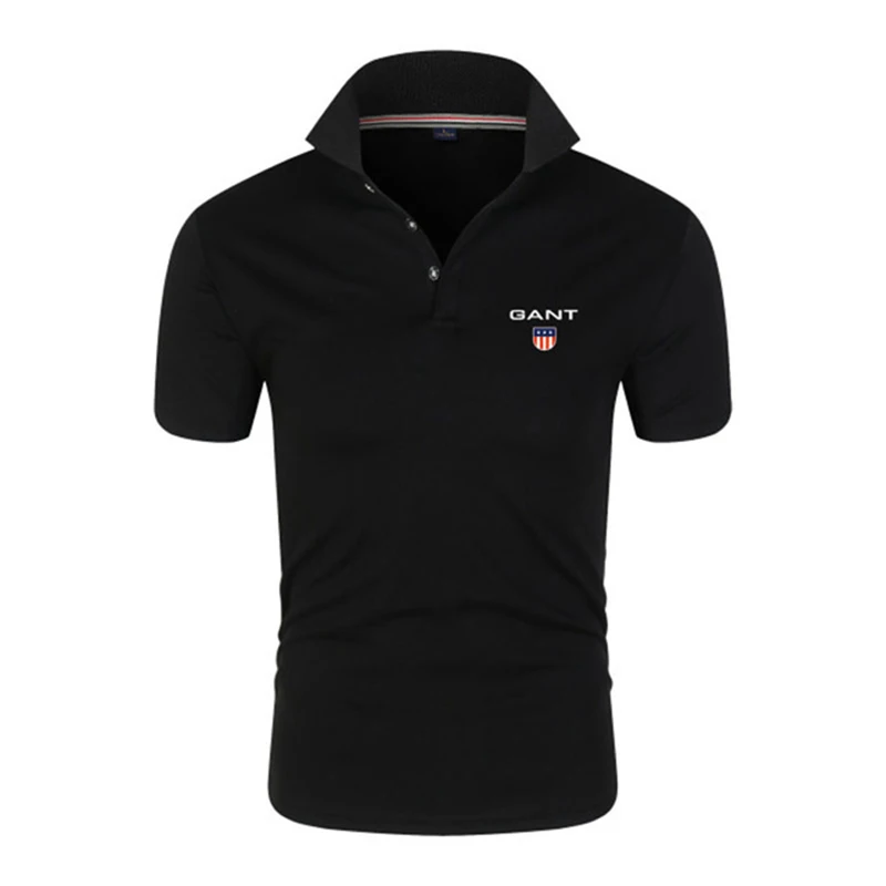 

New polo shirt short-sleeved summer handsome shirt tide brand fashion men's polo shirt men's top clothes