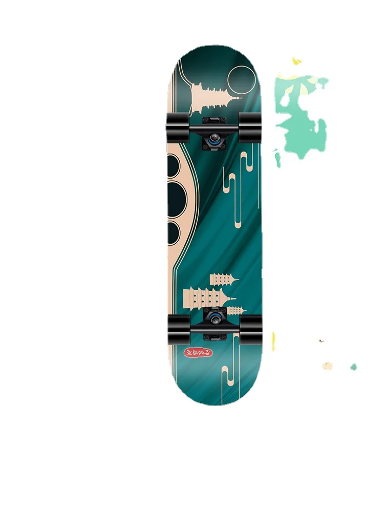 

Skate Scooter Beginner Adult Boys Girls Teenagers Skateboard Adult Children Short Board Professional Twin Tips Scooter