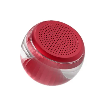 1 Pc Red Mijia Velev TWS bluetooth-динамик с красочным освещением портативный беспроводной bluetooth-динамик TWS Bluetooth межблочный стерео - Цвет: 1 Pc Red