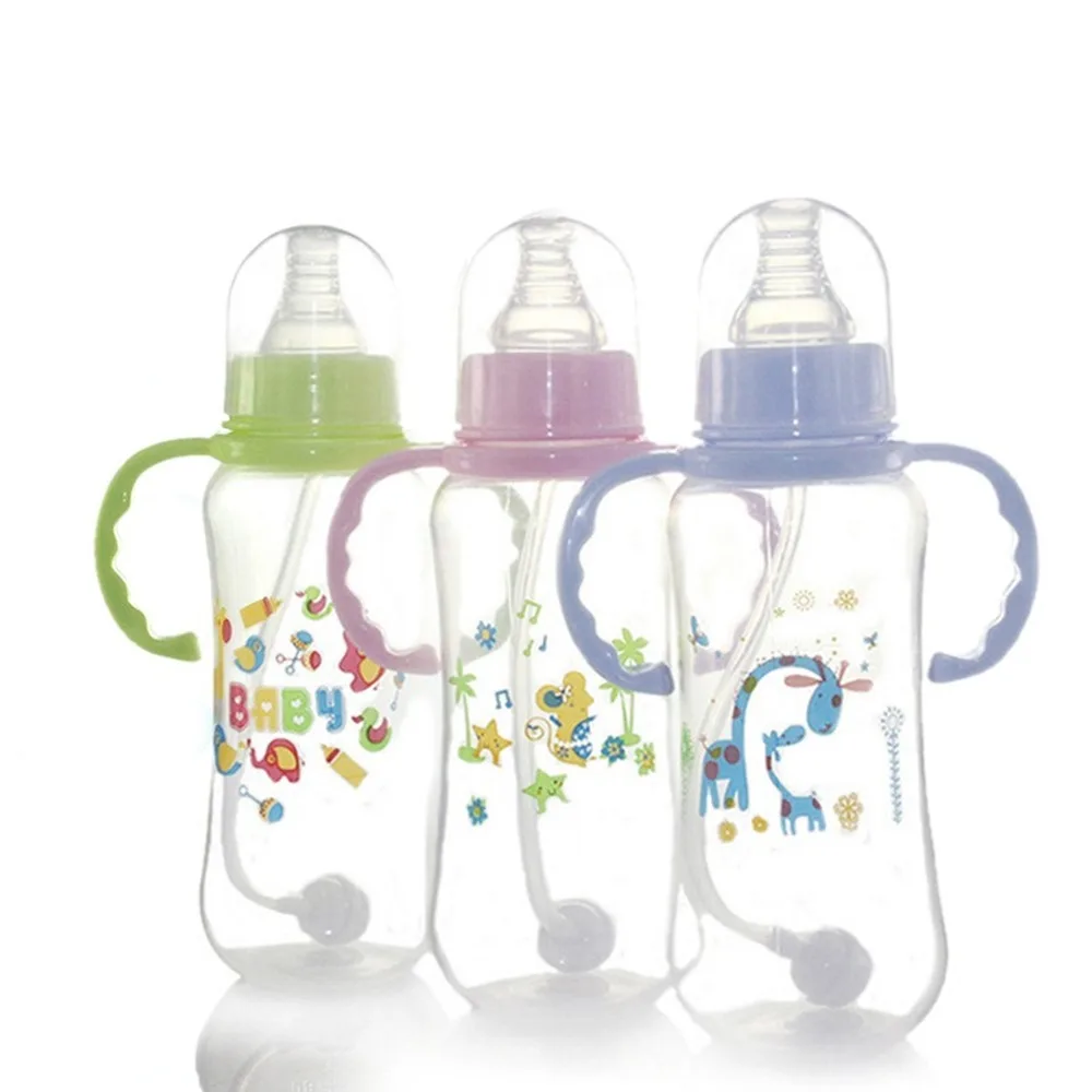

280mL PP Plastic Standard Caliber Baby Infant Newborn Feeding Bottle Feeder