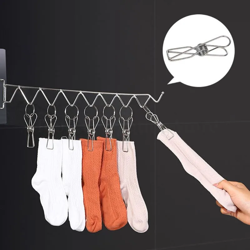 Складная настенная вешалка для одежды из нержавеющей стали вращающиеся
