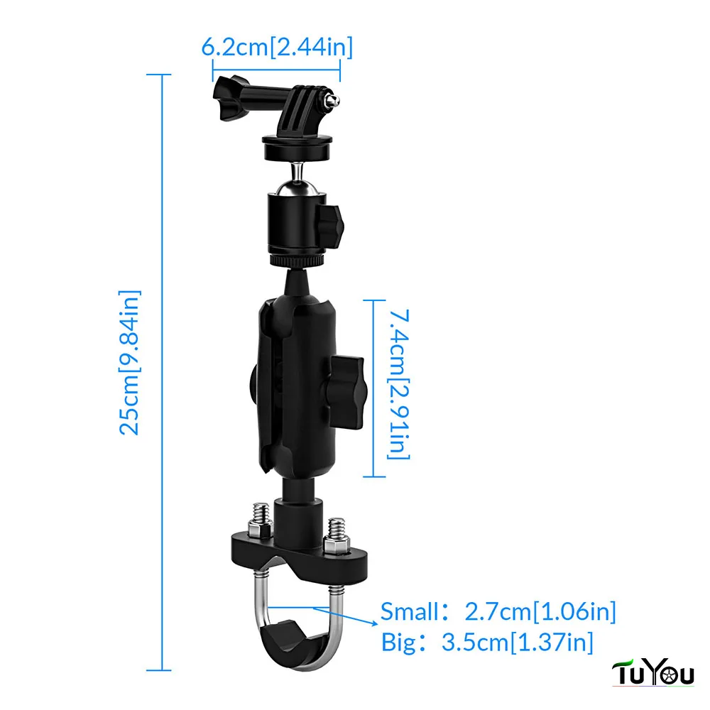 

Motorcycle Accessorie handlebar Motorcycle recorder fixed bracket handlebar FOR INDIAN KAWASAKI HUSABERG UNIVERSAL