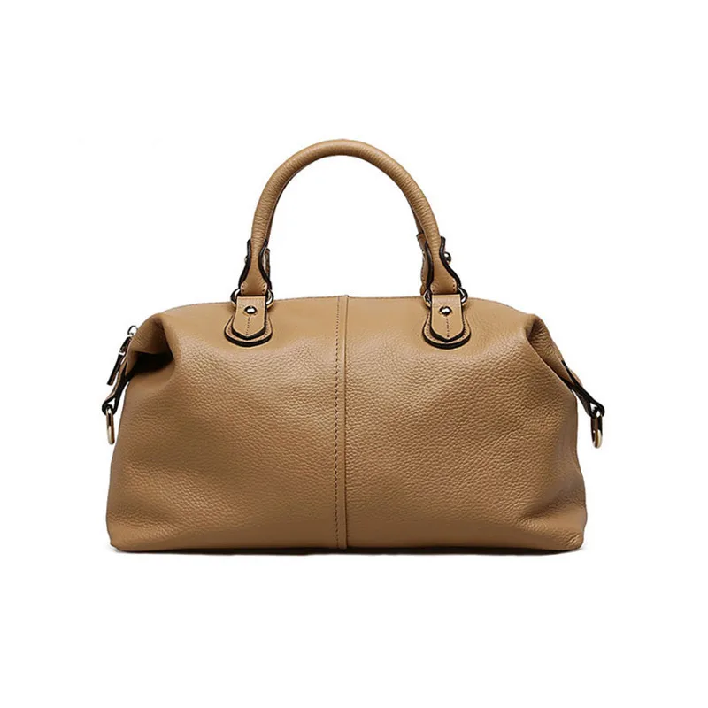 Женская сумка из натуральной кожи мессенджер Бостона черная тоут известный