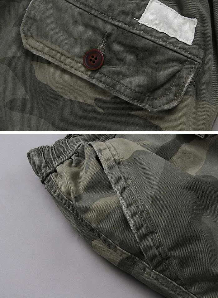 Fashion Camo Joggers Cargo Pants Men Casual Cotton Loose Baggy Harem Pants Military Army Style Outdoor Trousers Man Clothes