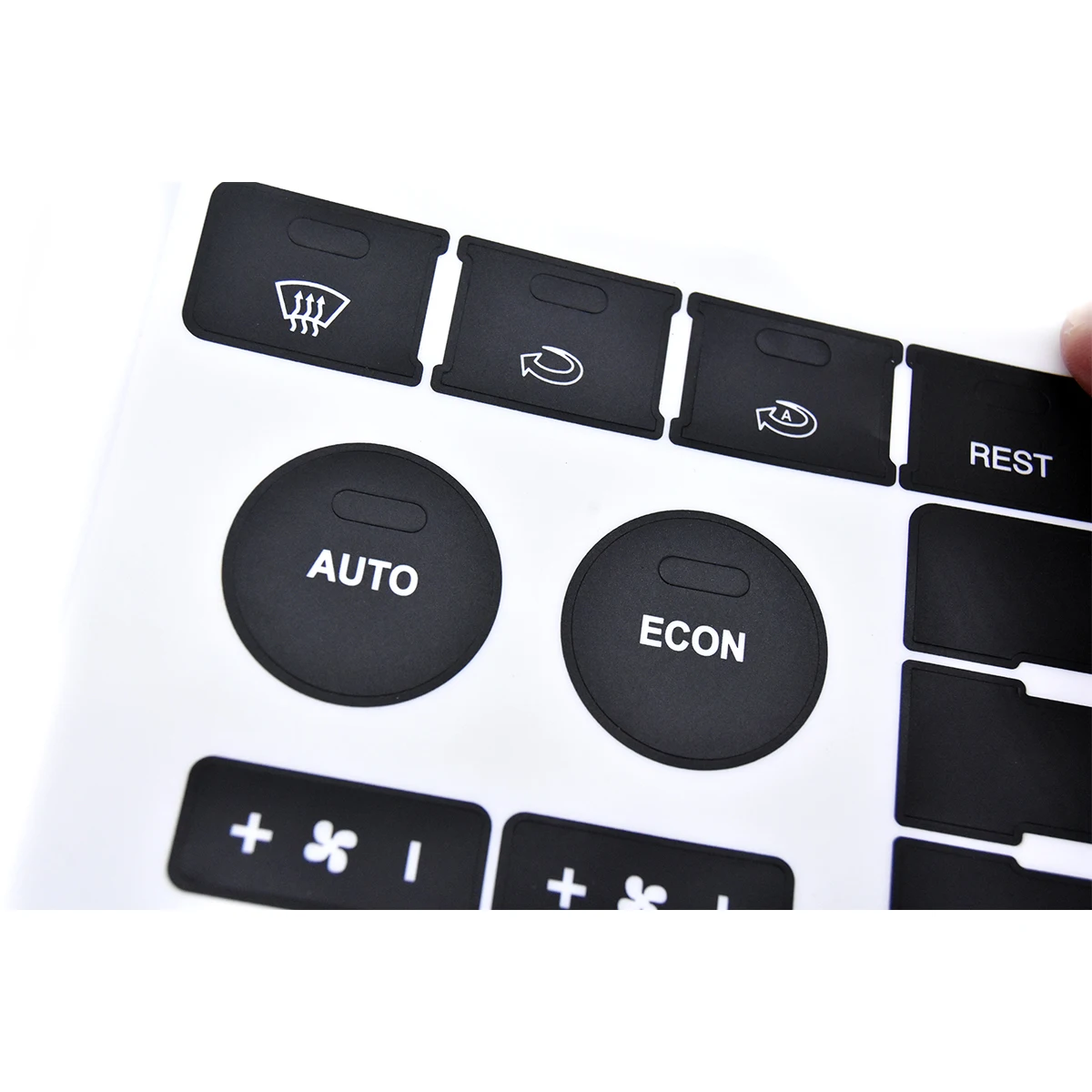 Car Repair Stickers Glass Lift Air Condition Climate Control Switch Button Decals Kit For VW Volkswagen Touareg 2004-2009 | Автомобили и