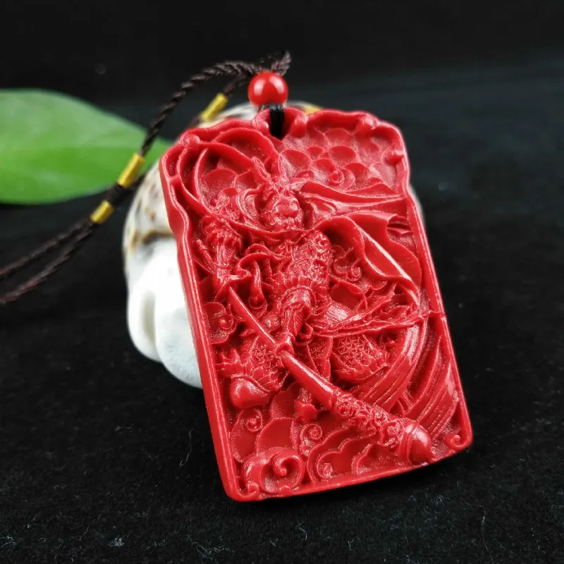 Китайский натуральный красный Органическая киноварь король обезьяны кулон