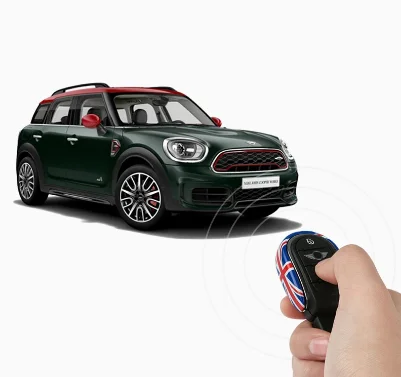 

Auto Styling Alloy Key Case Cover Chain Red Union Jack Fit MIN F54 F55 F56 F57 F60 Clubman Countryman Car Accessories Key