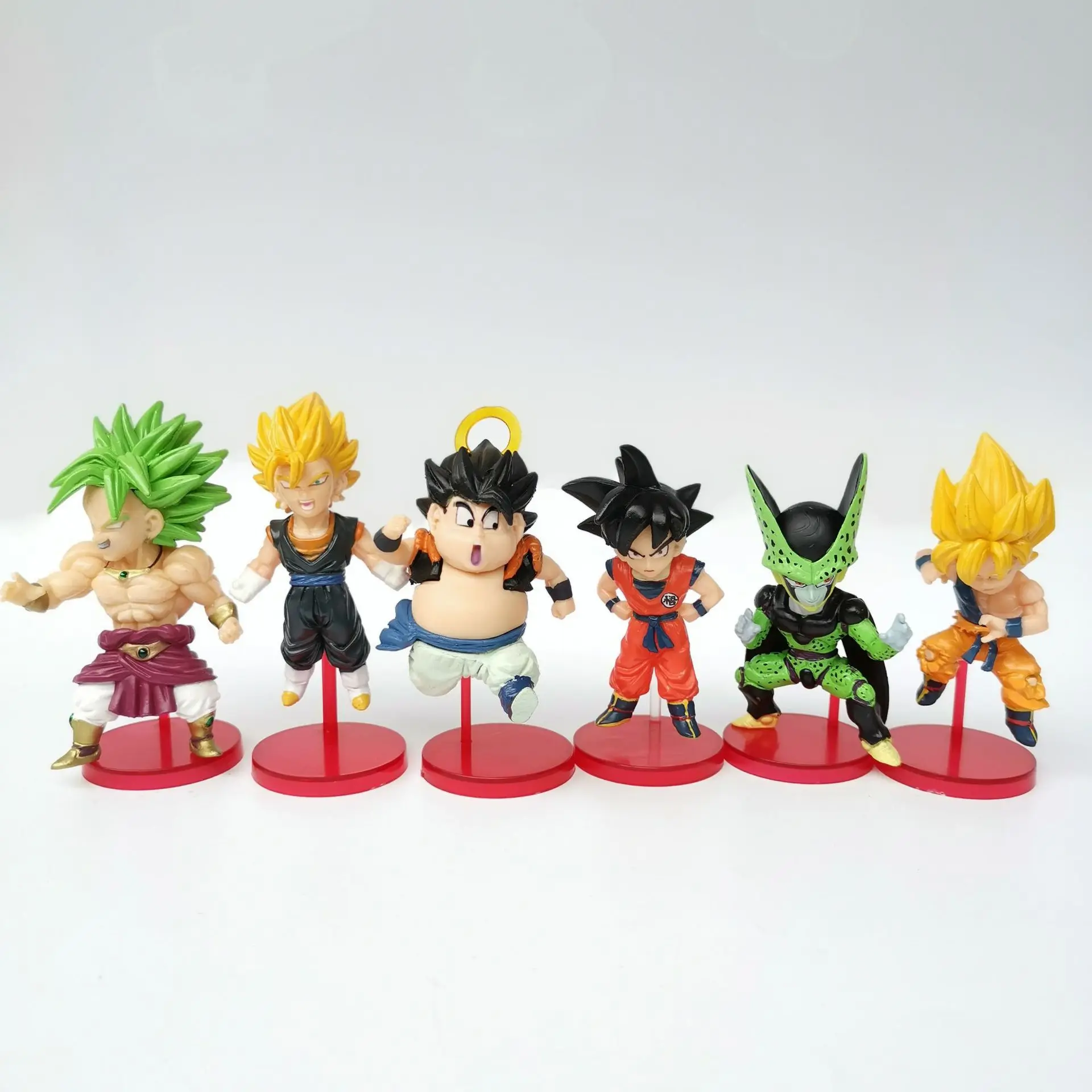 Dragon Ball Super WCF DWC Goku Gohan Bulma Krillin Kaio Pilaf Shu Mai ПВХ Фигурки игрушки 19 шт/случайные поставки