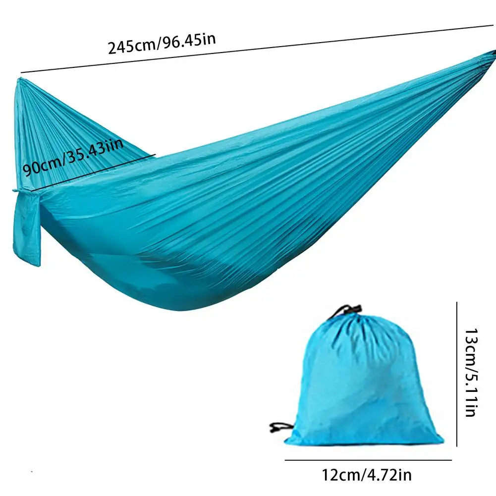 

1 Person Hammock Portable Single Outdoor Camping Hamak Hiking Climbing Hanging Chair Leisure Outdoor Equipment