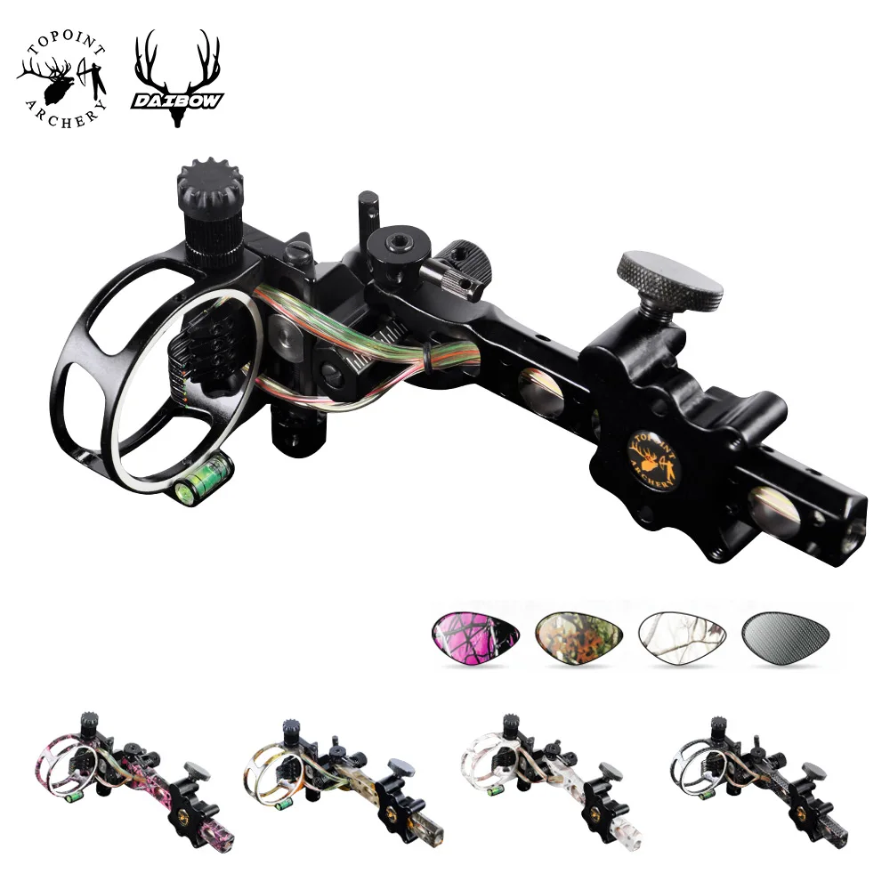 

Topoint Archery,7 Pin Bow sights,TP7570,Micro adjust,detachable bracket,5 colors can be selected