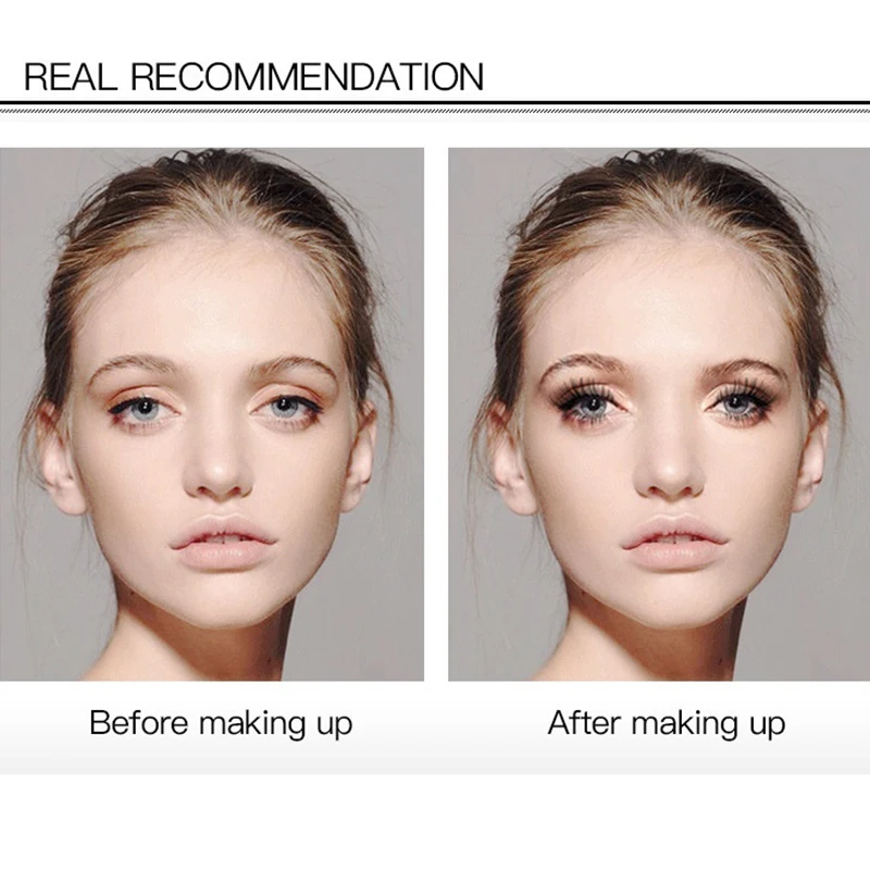 Тушь для ресниц удлиняющая густая водостойкая 4D из шелкового волокна макияжа