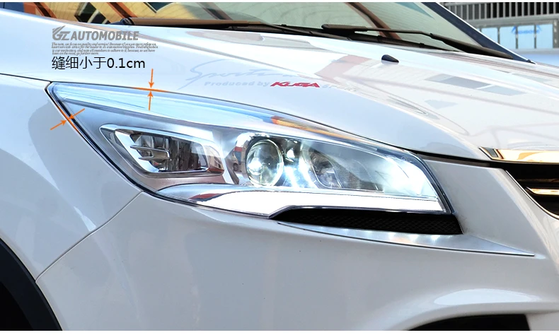 Автомобильный Стайлинг для Hoofd лампы voor Ford Kuga koplampen 2013 Escape led drl H7 hid Bi-Xenon dubbele объектив dimlicht