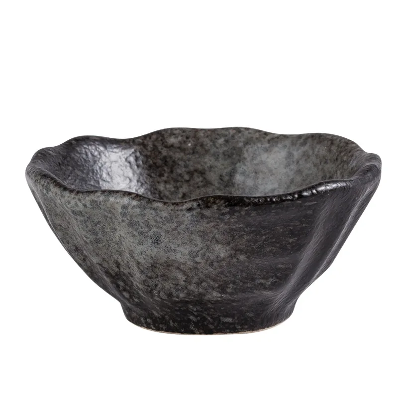 Japanese Style Small Seasoning Dishes Irregular Shaped Vinegar Dish Ceramic Side Dipping | Дом и сад