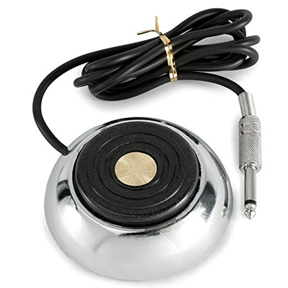 Ножная педаль для татуировок круглая 360 градусов из нержавеющей стали | Красота и