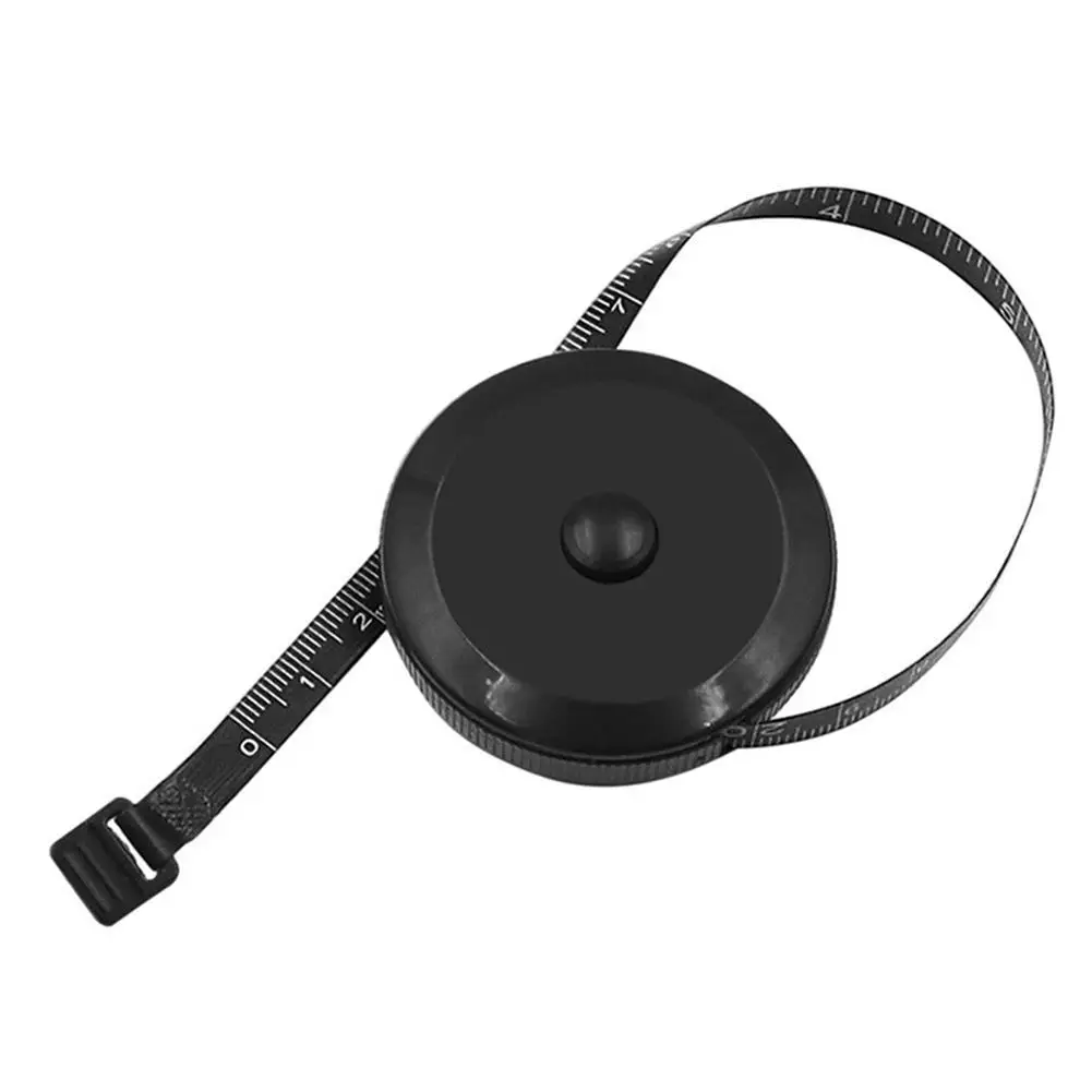 

Tape Measure Automatic Stretching Plastic Soft Measure Black Tape Measure Clothes Tape Measure Gadget