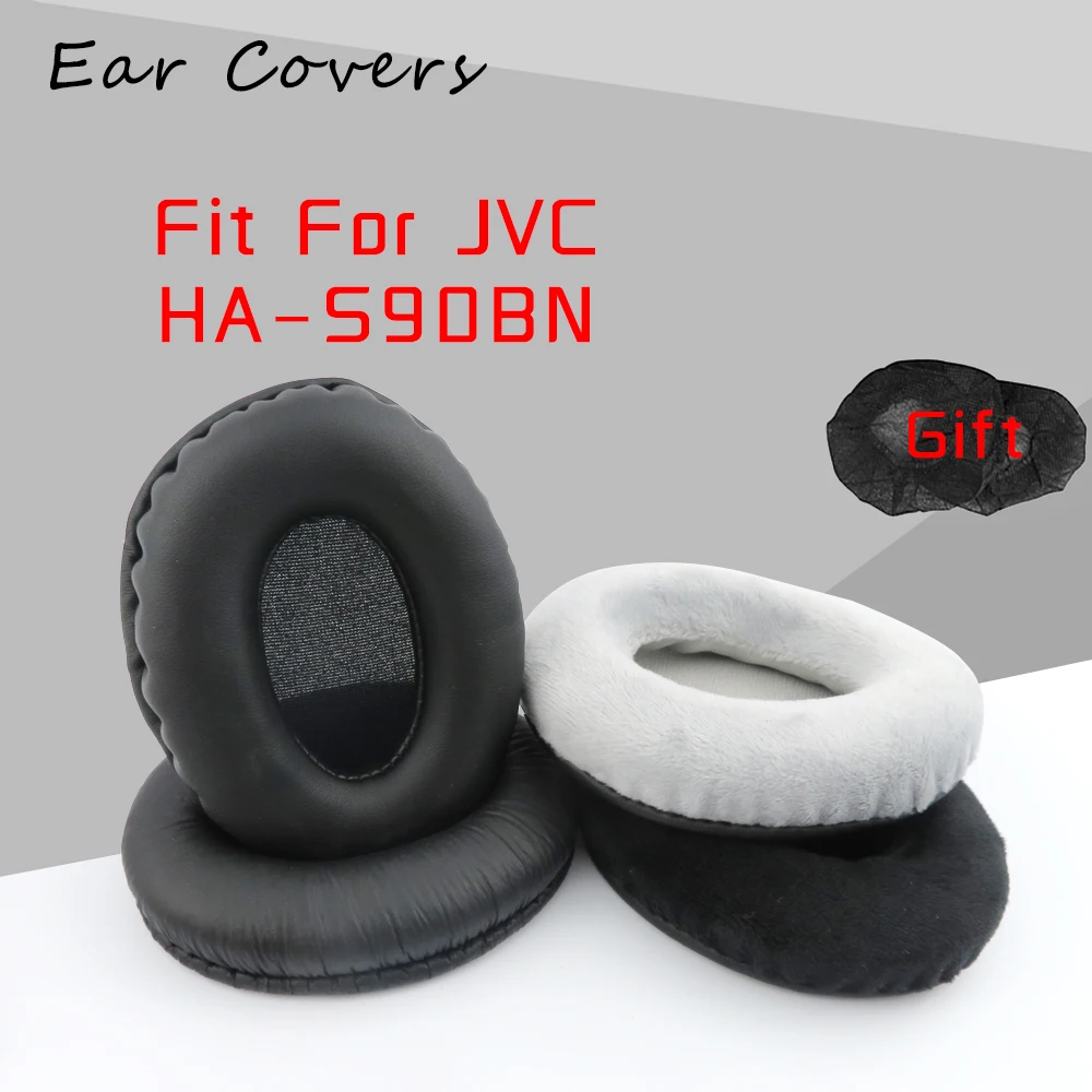 Ear Pads For JVC HA-S90BN HA S90BN Headphone Earpads Replacement Headset Ear Pad PU Leather Sponge Foam