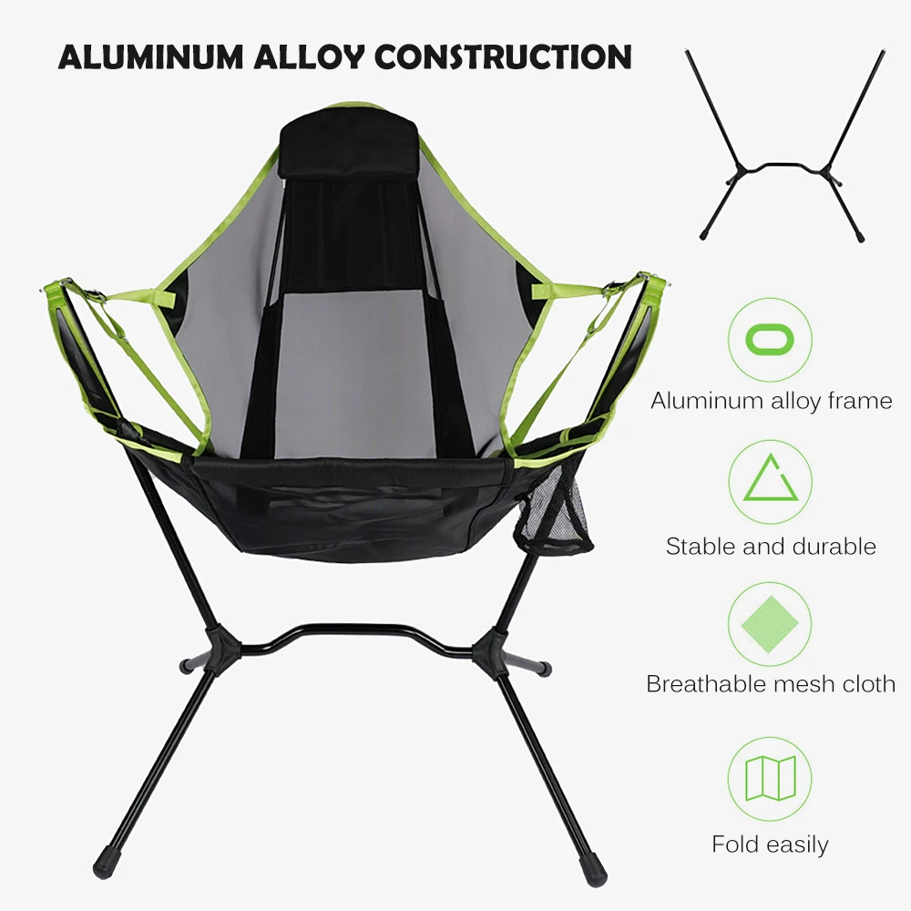구매 야외 접이식 의자 베개 휴대용 편안한 낚시 의자 캠핑 의자 초경량 여행 낚시 캠핑 의자